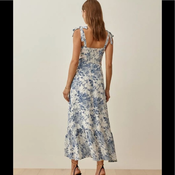 Reformation Nikita dress   Pompadour  AUTHENTIC - Picture 5 of 14